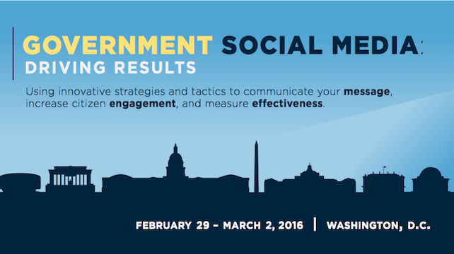 Government Social Media 2016 Training